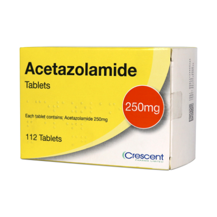 Acetazolamide 250mg Tablets | Crescent Pharma