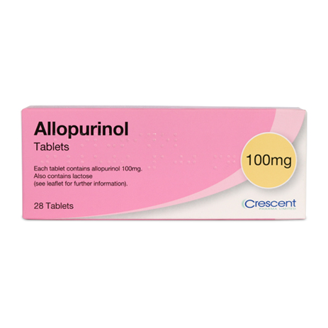 Allopurinol 100mg Tablets 28s