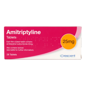 Amitriptyline 25mg Tablets 28s