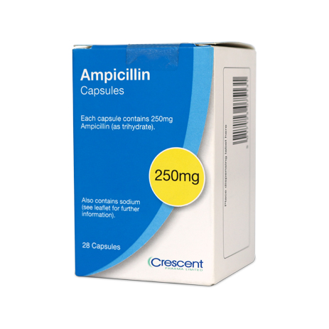 Crescent Pharma Ampicillin 250mg Capsules