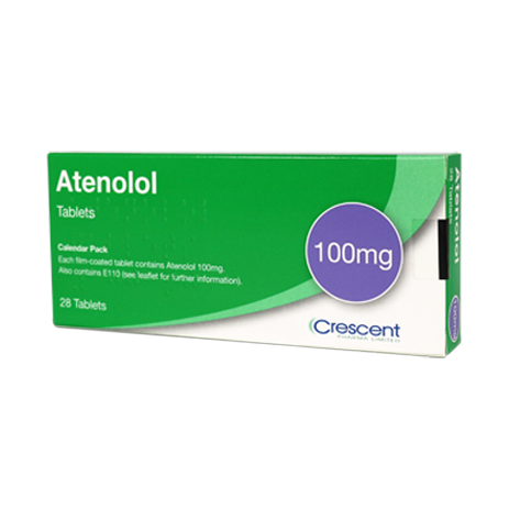 Crescent Pharma Atenolol 100mg Tablets