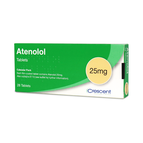 Crescent Pharma Atenolol 25mg Tablets