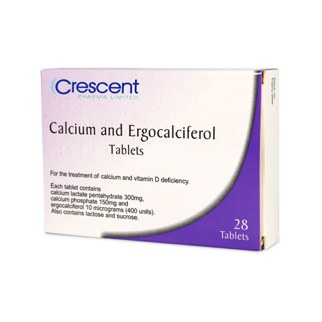 Crescent Pharma Calcium and Ergocalciferol Tablets