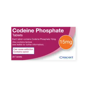 Codeine 15mg Tablets, Crescent Pharmaceuticals, Crescent Pharma, Crescent Medical UK, Crescent Manufacturing, Crescent R&D, Thorpe Laboratoires, Andover Warehouse, Barnsley Warehouse, M&A Pharma, M&A Pharmachem, Archimedis, Uk Generic Medicine, Uk Pharmaceuticals