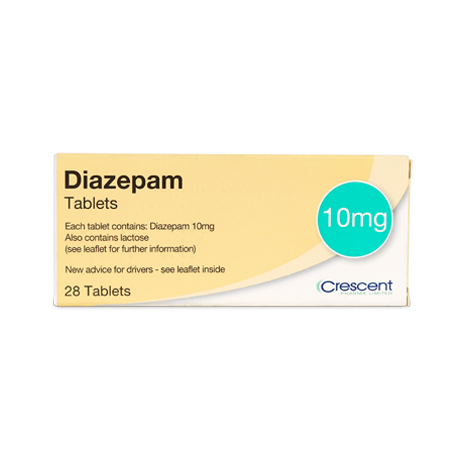 Crescent Pharma Diazepam 10mg Tablets