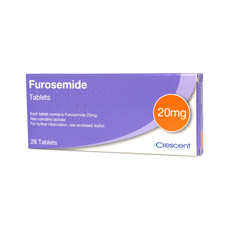 Crescent Pharma Furosemide 20mg Tablets