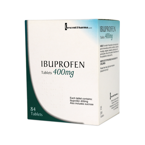 Crescent Pharma Ibuprofen 400mg Tablets