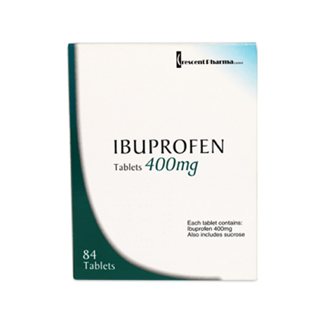 Crescent Pharma Ibuprofen 400mg Tablets