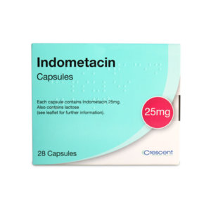 Crescent Pharma Indometacin 25mg Capsules