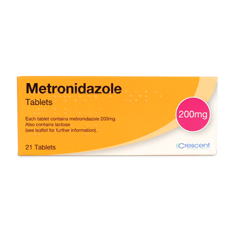 Crescent Pharma Metronidazole 200mg Tablets