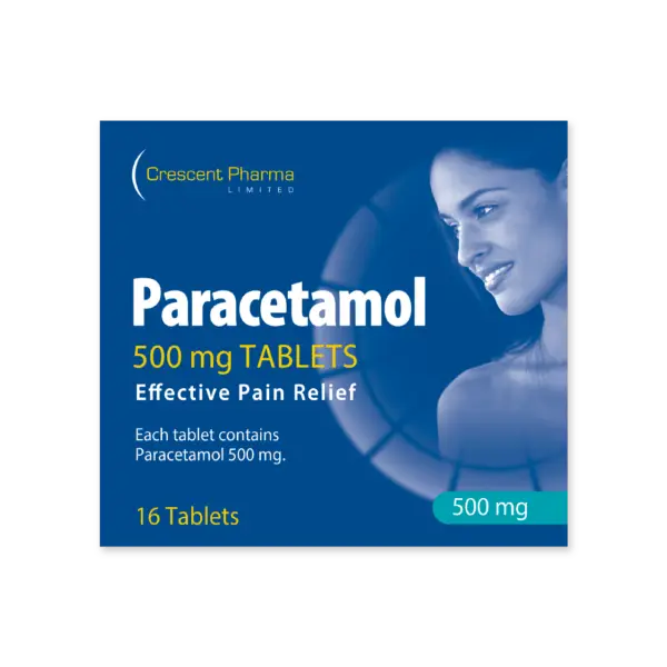 Paracetamol 500mg Tablets (GSL), Crescent Pharmaceuticals, Crescent Pharma, Crescent Medical UK, Crescent Manufacturing, Crescent R&D, Thorpe Laboratoires, Andover Warehouse, Barnsley Warehouse, M&A Pharma, M&A Pharmachem, Archimedis, Uk Generic Medicine, Uk Pharmaceuticals