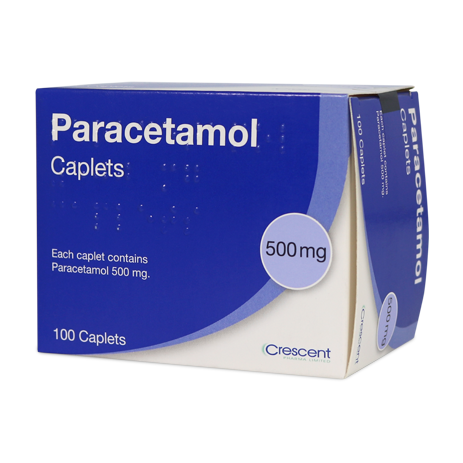 Crescent Pharma Paracetamol 500mg Caplets