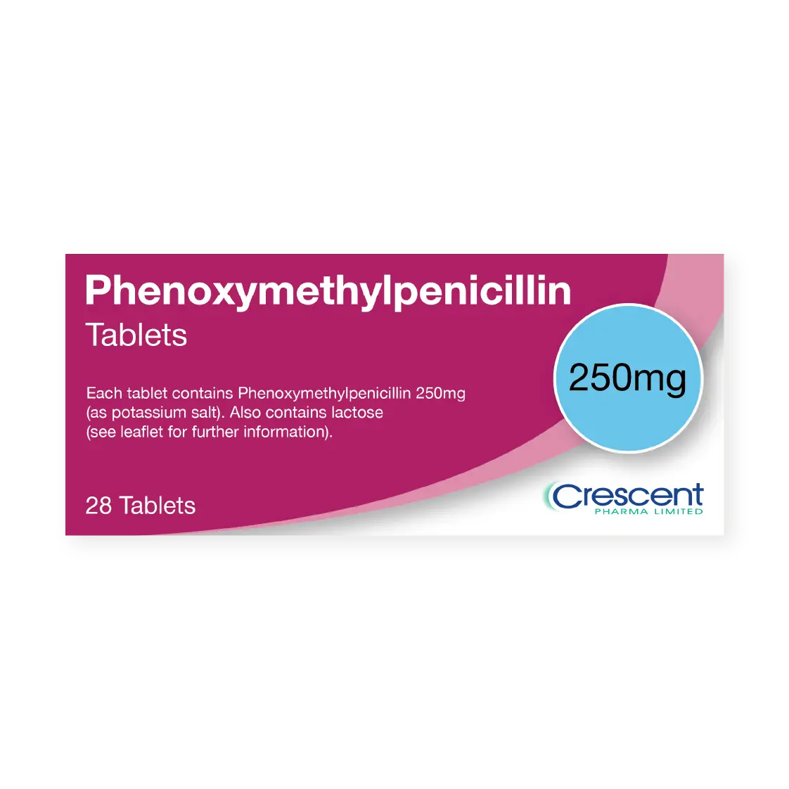 Phenoxymethylpenicillin 250mg Tablets, Crescent Pharmaceuticals, Crescent Pharma, Crescent Medical UK, Crescent Manufacturing, Crescent R&D, Thorpe Laboratoires, Andover Warehouse, Barnsley Warehouse, M&A Pharma, M&A Pharmachem, Archimedis, Uk Generic Medicine, Uk Pharmaceuticals