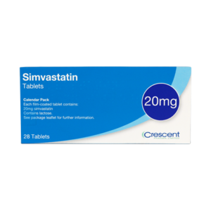 Crescent Pharma Simvastatin 20mg Tablets