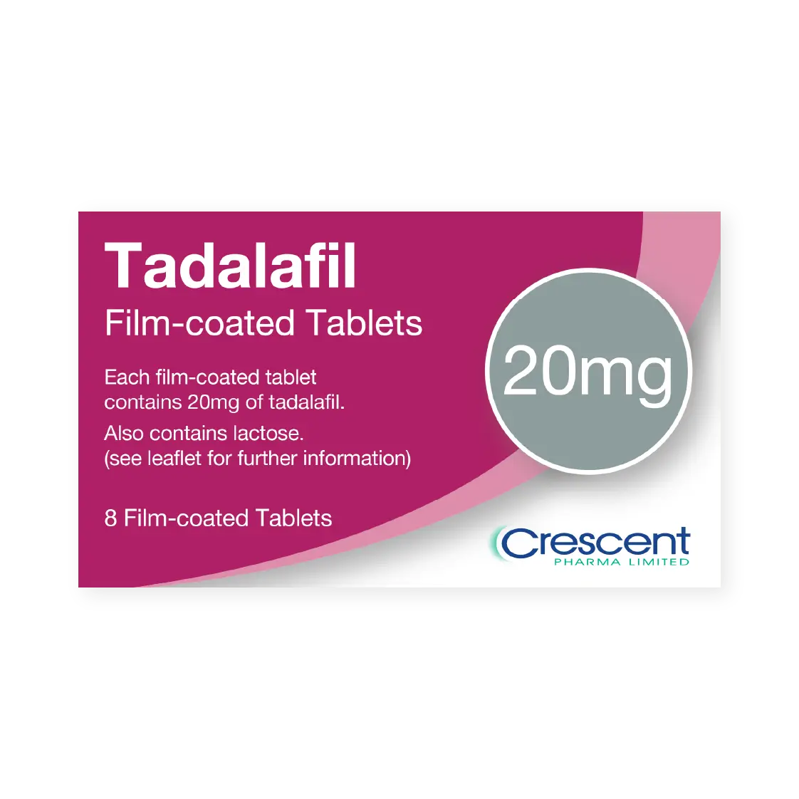 Tadalafil 20mg Film-coated Tablets, Crescent Pharmaceuticals, Crescent Pharma, Crescent Medical UK, Crescent Manufacturing, Crescent R&D, Thorpe Laboratoires, Andover Warehouse, Barnsley Warehouse, M&A Pharma, M&A Pharmachem, Archimedis, Uk Generic Medicine, Uk Pharmaceuticals