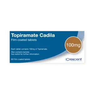 Topiramate 100mg Film-coated Tablets, Crescent Pharmaceuticals, Crescent Pharma, Crescent Medical UK, Crescent Manufacturing, Crescent R&D, Thorpe Laboratoires, Andover Warehouse, Barnsley Warehouse, M&A Pharma, M&A Pharmachem, Archimedis, Uk Generic Medicine, Uk Pharmaceuticals