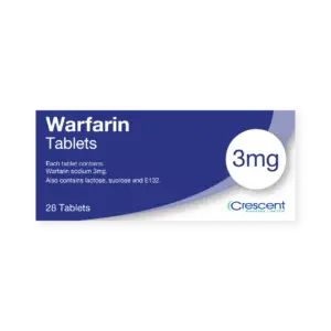 Warfarin 3mg Tablets, Crescent Pharmaceuticals, Crescent Pharma, Crescent Medical UK, Crescent Manufacturing, Crescent R&D, Thorpe Laboratoires, Andover Warehouse, Barnsley Warehouse, M&A Pharma, M&A Pharmachem, Archimedis, Uk Generic Medicine, Uk Pharmaceuticals