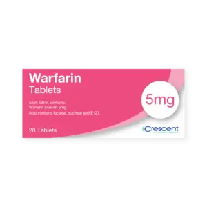 Warfarin 5mg Tablets, Crescent Pharmaceuticals, Crescent Pharma, Crescent Medical UK, Crescent Manufacturing, Crescent R&D, Thorpe Laboratoires, Andover Warehouse, Barnsley Warehouse, M&A Pharma, M&A Pharmachem, Archimedis, Uk Generic Medicine, Uk Pharmaceuticals