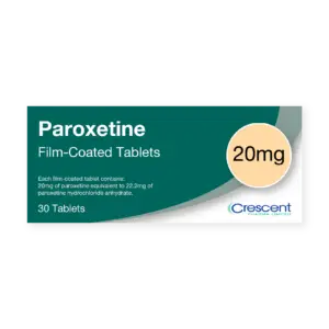 Paroxetine 20mg Tablets, Crescent Pharmaceuticals, Crescent Pharma, Crescent Medical UK, Crescent Manufacturing, Crescent R&D, Thorpe Laboratoires, Andover Warehouse, Barnsley Warehouse, M&A Pharma, M&A Pharmachem, Archimedis, Uk Generic Medicine, Uk Pharmaceuticals