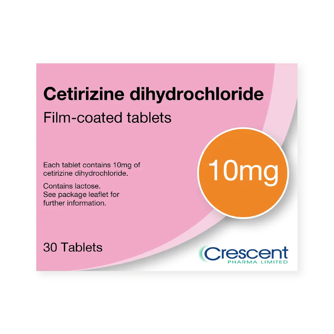 Cetirizine 10mg Film-coated Tablets, Crescent Pharmaceuticals, Crescent Pharma, Crescent Medical UK, Crescent Manufacturing, Crescent R&D, Thorpe Laboratoires, Andover Warehouse, Barnsley Warehouse, M&A Pharma, M&A Pharmachem, Archimedis, Uk Generic Medicine, Uk Pharmaceuticals