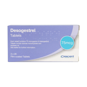 Desogestrel 75 microgram Film-coated Tablets