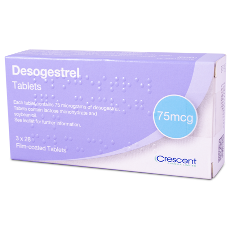 Desogestrel 75 Microgram Film-coated Tablets