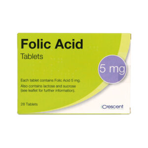 Folic Acid 5 mg Tablets