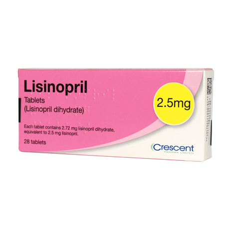 Lisinopril tablets 2.5mg