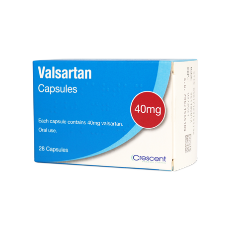 Crescent Pharma Valsartan 40mg Capsules
