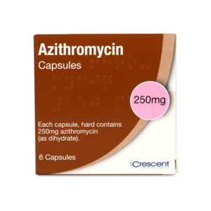 Crescent Pharma Azithromycin 250mg Capsules