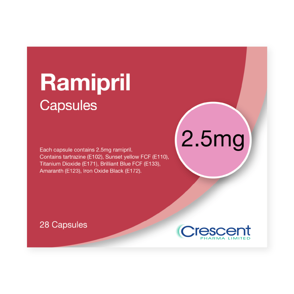 Ramipril 2.5mg Capsules – Crescent Pharma