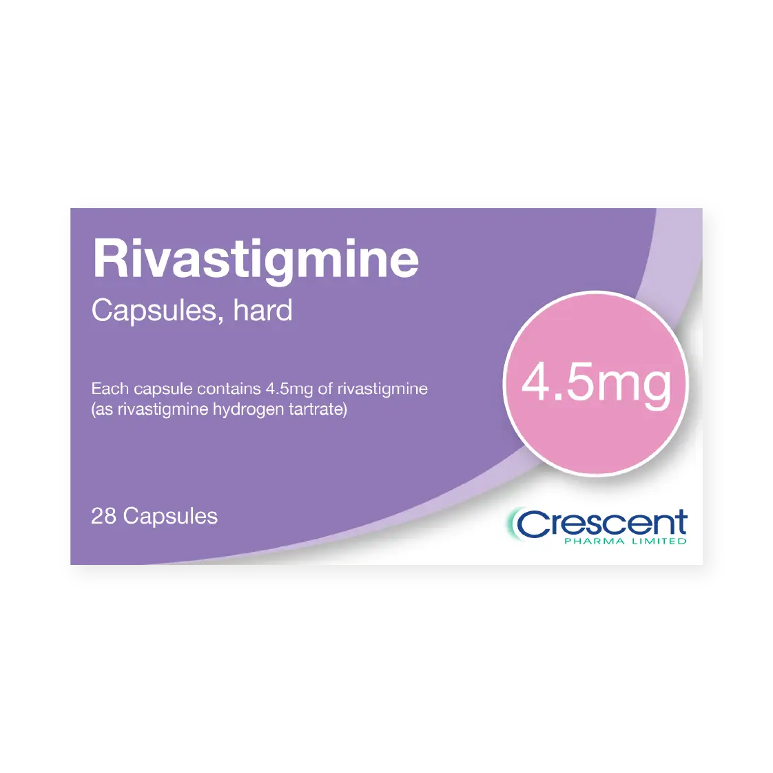 Rivastigmine 4.5mg Capsules, Crescent Pharmaceuticals, Crescent Pharma, Crescent Medical UK, Crescent Manufacturing, Crescent R&D, Thorpe Laboratoires, Andover Warehouse, Barnsley Warehouse, M&A Pharma, M&A Pharmachem, Archimedis, Uk Generic Medicine, Uk Pharmaceuticals