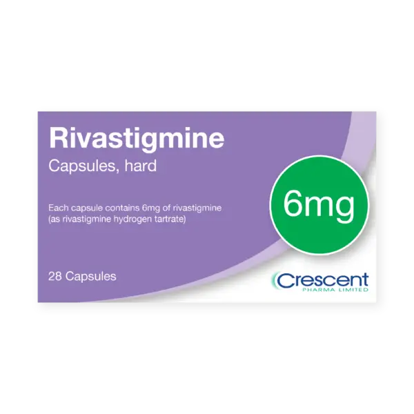 Rivastigmine 6mg Capsules, Crescent Pharmaceuticals, Crescent Pharma, Crescent Medical UK, Crescent Manufacturing, Crescent R&D, Thorpe Laboratoires, Andover Warehouse, Barnsley Warehouse, M&A Pharma, M&A Pharmachem, Archimedis, Uk Generic Medicine, Uk Pharmaceuticals