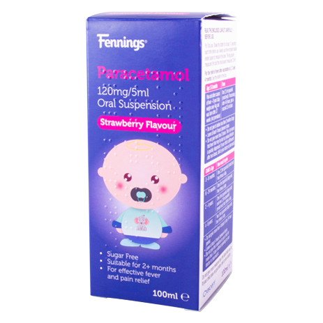 Fennings Paracetamol 120mg/5ml Oral Suspension 100ml