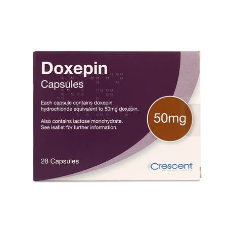 Crescent Pharma Doxepin 50mg Capsules