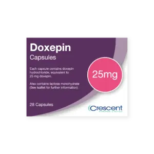 Doxipin 25mg Capsules, Crescent Pharmaceuticals, Crescent Pharma, Crescent Medical UK, Crescent Manufacturing, Crescent R&D, Thorpe Laboratoires, Andover Warehouse, Barnsley Warehouse, M&A Pharma, M&A Pharmachem, Archimedis, Uk Generic Medicine, Uk Pharmaceuticals