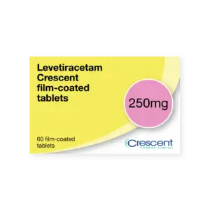 Levetiracetam 250mg Film-coated Tablets, Crescent Pharmaceuticals, Crescent Pharma, Crescent Medical UK, Crescent Manufacturing, Crescent R&D, Thorpe Laboratoires, Andover Warehouse, Barnsley Warehouse, M&A Pharma, M&A Pharmachem, Archimedis, Uk Generic Medicine, Uk Pharmaceuticals