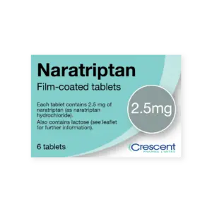 Naratriptan 2.5mg Film-coated Tablets, Crescent Pharmaceuticals, Crescent Pharma, Crescent Medical UK, Crescent Manufacturing, Crescent R&D, Thorpe Laboratoires, Andover Warehouse, Barnsley Warehouse, M&A Pharma, M&A Pharmachem, Archimedis, Uk Generic Medicine, Uk Pharmaceuticals