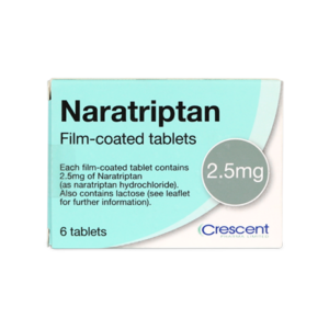 Crescent Pharma Naratriptan 2.5mg Film-coated Tablets