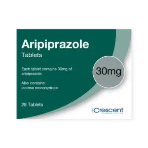 Aripiprazole 30mg Tablets, Crescent Pharmaceuticals, Crescent Pharma, Crescent Medical UK, Crescent Manufacturing, Crescent R&D, Thorpe Laboratoires, Andover Warehouse, Barnsley Warehouse, M&A Pharma, M&A Pharmachem, Archimedis, Uk Generic Medicine, Uk Pharmaceuticals