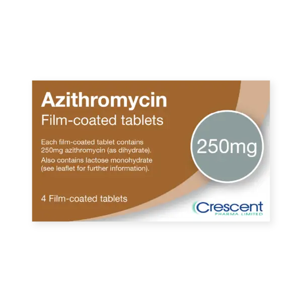 Azithromycin 250mg Tablets, Crescent Pharmaceuticals, Crescent Pharma, Crescent Medical UK, Crescent Manufacturing, Crescent R&D, Thorpe Laboratoires, Andover Warehouse, Barnsley Warehouse, M&A Pharma, M&A Pharmachem, Archimedis, Uk Generic Medicine, Uk Pharmaceuticals