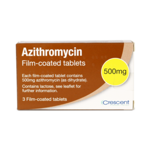 Crescent Pharma Azithromycin 500mg Film-coated Tablets
