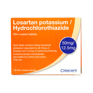 Losartan potassium/Hydrochlorothiazide 50mg/12.5mg Film-Coated Tablets
