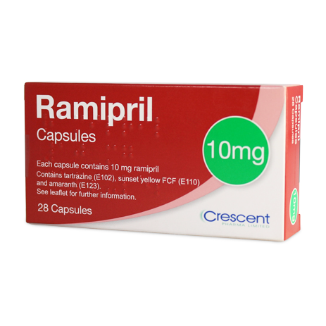 Crescent Pharma Ramipril 10mg Capsules