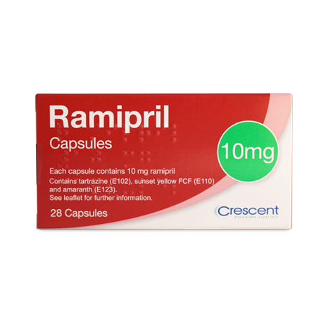 Crescent Pharma Ramipril 10mg Capsules