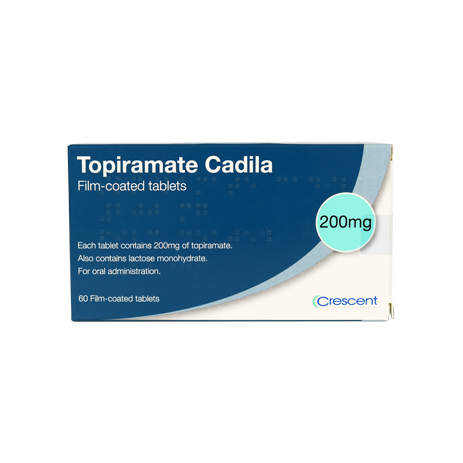 Crescent Pharma Topiramate 200mg Film-coated Tablets
