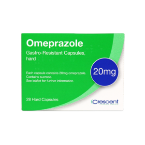 Crescent Pharma Omeprazole 20mg Capsules