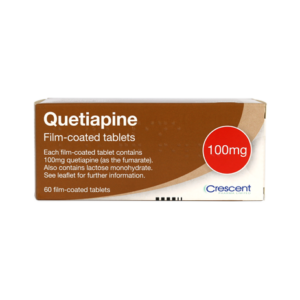 Crescent Pharma Quetiapine 100mg Film-coated Tablets