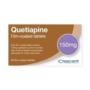 Quetiapine 150mg Film-coated Tablets, Crescent Pharmaceuticals, Crescent Pharma, Crescent Medical UK, Crescent Manufacturing, Crescent R&D, Thorpe Laboratoires, Andover Warehouse, Barnsley Warehouse, M&A Pharma, M&A Pharmachem, Archimedis, Uk Generic Medicine, Uk Pharmaceuticals