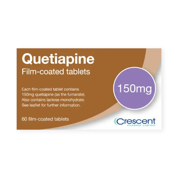 Quetiapine 150mg Film-coated Tablets, Crescent Pharmaceuticals, Crescent Pharma, Crescent Medical UK, Crescent Manufacturing, Crescent R&D, Thorpe Laboratoires, Andover Warehouse, Barnsley Warehouse, M&A Pharma, M&A Pharmachem, Archimedis, Uk Generic Medicine, Uk Pharmaceuticals